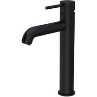 Balterley Aurelia Round Minimalist Tall Mono Basin Mixer Tap - Matt Black