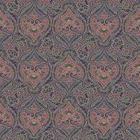 Joules Opulent Paisley Print Navy Wallpaper - 10m x 52cm
