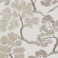 Sublime Trees Natural/Gold Wallpaper - 10m