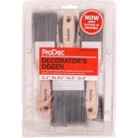 ProDec Decorators Dozen Paint Brush Set - Pack of 12