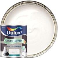 Dulux Simply Refresh Multi Surface Emulsion Paint - Eggshell - Pure Brilliant White - 750ml
