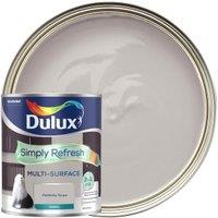 Dulux Simply Refresh Multi Surface Emulsion Paint - Eggshell - Perfectly Taupe - 750ml
