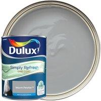 Dulux Simply Refresh One Coat Matt Emulsion Paint - Warm Pewter - 5L