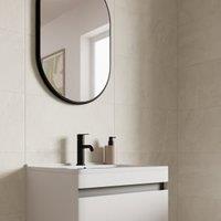 Wickes Lava Bone Matt Glazed Porcelain Wall & Floor Tile - 600 x 300mm