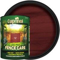 Cuprinol Less Mess Fence Care - Autumn Red - 5L