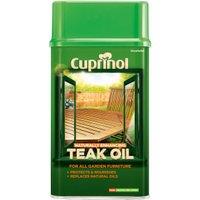 Cuprinol Natural Enhancing Teak Oil - Clear - 1L