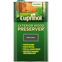 Cuprinol Exterior Wood Preserver - Rustic Green - 5L