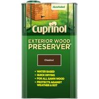 Cuprinol Exterior Wood Preserver - Chestnut - 5L