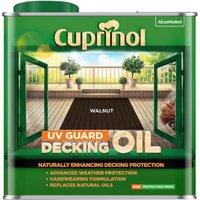 Cuprinol UV Guard Decking Oil - Walnut - 2.5L