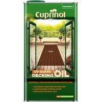 Cuprinol UV Guard Decking Oil - Teak - 5L