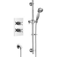 Bristan 1901 Traditional Single Outlet Mixer Shower Pack Pack - Chrome