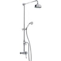 Bristan 1901 Traditional Exposed Concentric Dual Outlet Mixer Shower Pack - Chrome