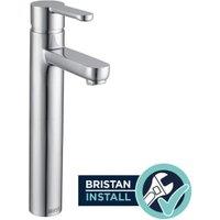 Bristan Nero Tall Mono Basin Mixer Tap with Installation Service - Chrome