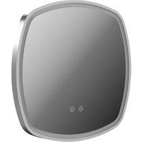 Nexa By VADO Veva Chrome Square LED Bathroom Mirror with Demister - 500mm