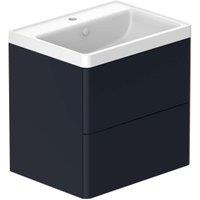Nexa By VADO Veva Midnight Blue Wall Hung Vanity Unit & Mineral Cast Basin - 600mm