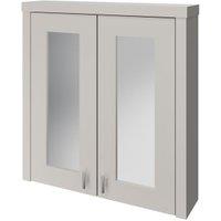 Wickes Hayman Matt Cashmere Traditional Mirror Cabinet - 675 x 650mm