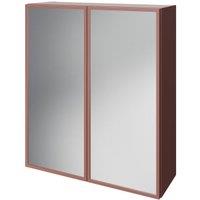 Wickes Haven Rusty Red Mirror Cabinet - 700 x 600mm