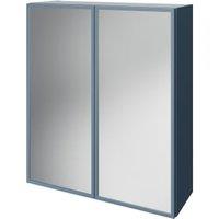 Wickes Haven Misty Blue Mirror Cabinet - 700 x 600mm