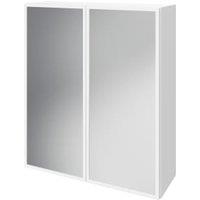 Wickes Haven Matt White Mirror Cabinet - 700 x 600mm