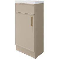 Wickes Haven Macadamia Freestanding Vanity Unit & Haven Basin - 840 x 400mm