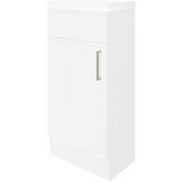 Wickes Haven Matt White Freestanding Vanity Unit & Haven Basin - 840 x 400mm