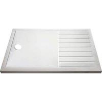 Nuie 40mm Rectangular Walk-In Shower Tray - 1400 x 800mm