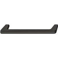 Hafele Conica Matt Black Pull Handle for Bathrooms - 160mm