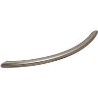 Hafele Clifton Stainless Steel Effect Bow Handle for Bathrooms - 160mm
