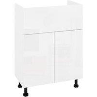 Wickes Broxwood Soft White Standard Depth Vanity Unit - 500mm