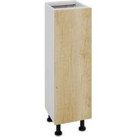 Wickes Broxwood Natural Oak Slimline Depth Base Unit - 300mm