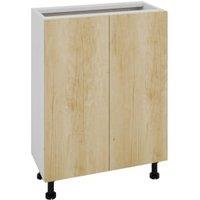 Wickes Broxwood Natural Oak Slimline Depth Base Unit - 600mm