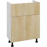 Wickes Broxwood Natural Oak Slimline Depth Vanity Unit - 600mm