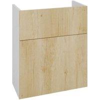 Wickes Broxwood Natural Oak Slimline Depth Toilet Unit - 500mm