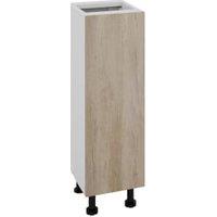 Wickes Broxwood Grey Oak Slimline Depth Base Unit - 300mm