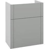Wickes Winsford Dust Grey Slimline Depth Toilet Unit - 600mm