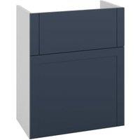 Wickes Winsford Navy Blue Slimline Depth Toilet Unit - 500mm