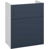 Wickes Winsford Navy Blue Standard Depth Toilet Unit - 600mm