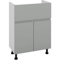 Wickes Lakemoor Dust Grey Standard Depth Vanity Unit - 600mm