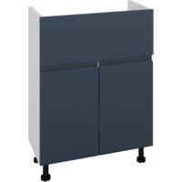 Wickes Lakemoor Navy Blue Standard Depth Vanity Unit - 500mm