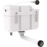 Siamp Intra Comfort Plastic Insulated Bottom Inlet 1/2 Concealed Cistern with Matt Black Button