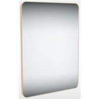 Sensio Leo Brass Rectangular Bathroom Mirror - 800 x 600mm