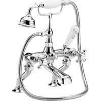 Bayswater Crosshead Bath Shower Mixer Tap - Chrome