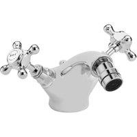 Bayswater Crosshead Bidet Mixer Tap - Chrome