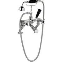 Bayswater Hex Bath Shower Mixer Tap - Chrome