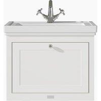 Bayswater Hartleigh Pointing White Traditional Wall Hung Vanity Unit & 1 Tap Hole Traditional Recessed Basin - 600mm