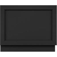 Bayswater Matt Black End Bath Panel - 700mm