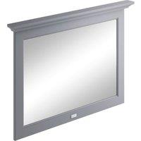 Bayswater Plummett Grey Flat Bathroom Mirror - 1000mm