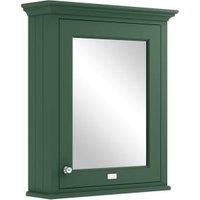 Bayswater Hunter Green Bathroom Mirror Cabinet - 600mm