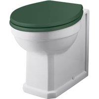 Bayswater Fitzroy Traditional Back To Wall Furniture Pan with Cistern & Hunter Green Soft Close Seat