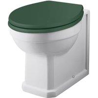 Bayswater Fitzroy Traditional Back To Wall Comfort Height Furniture Pan with Cistern & Hunter Green Soft Close Seat